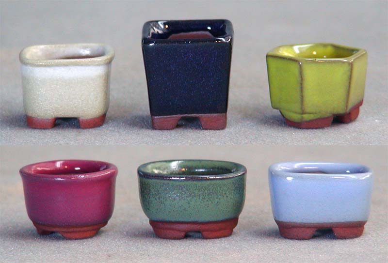 miniature bonsai pots