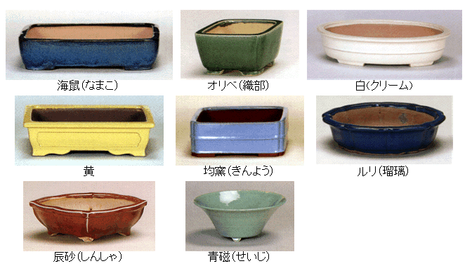 盆栽鉢の種類