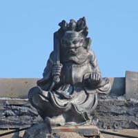 古い鍾馗 鍾馗さん 鬼瓦 古道具 骨董 古い鍾馗 鍾馗さん 鬼瓦 古道具 骨董